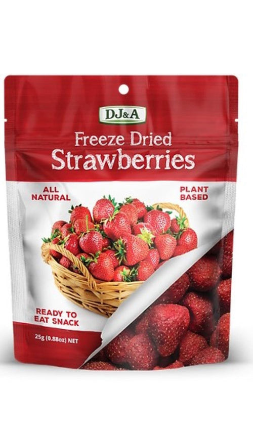 DJ&A Freeze Dried Strawberries 25g