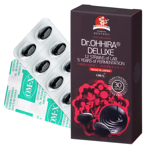 Dr.OHHIRA DELUXE 12 Strains of Lab 5Yrs of Fermentation 30 Caps