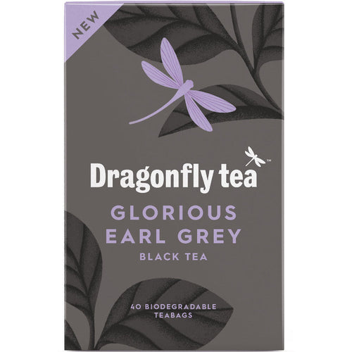 Dragonfly Glorious Earl Grey Black Tea 40 tea bags