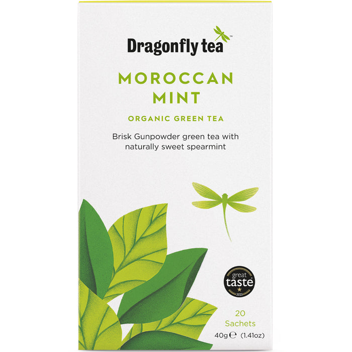 Dragonfly Organic Moroccan Mint Green Tea 20 bag