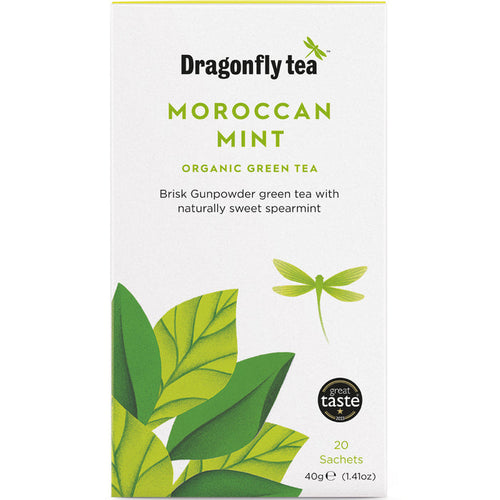 Dragonfly Organic Moroccan Mint Green Tea 20 bag