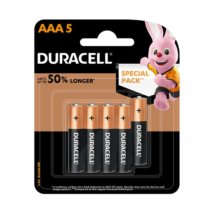 Duracell Alkaline AAA Batteries, pack of 5