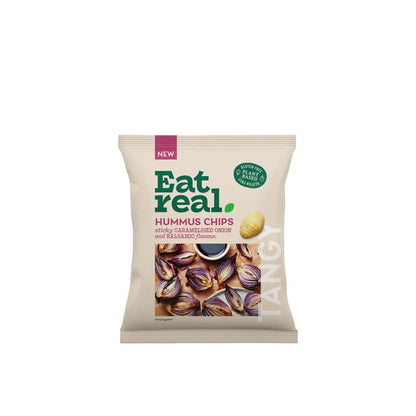 Eat Real Hummus Chips Caramelised Onion and Balsamic Vinegar 45g