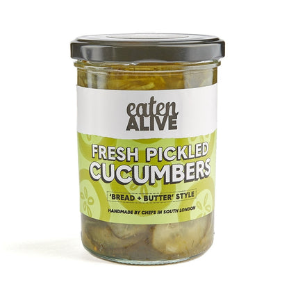 Fresh Pickled Cucumbers (Vegan) 375g
