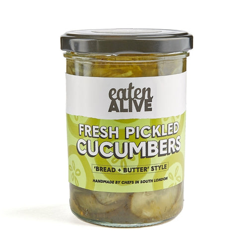 Fresh Pickled Cucumbers (Vegan) 375g