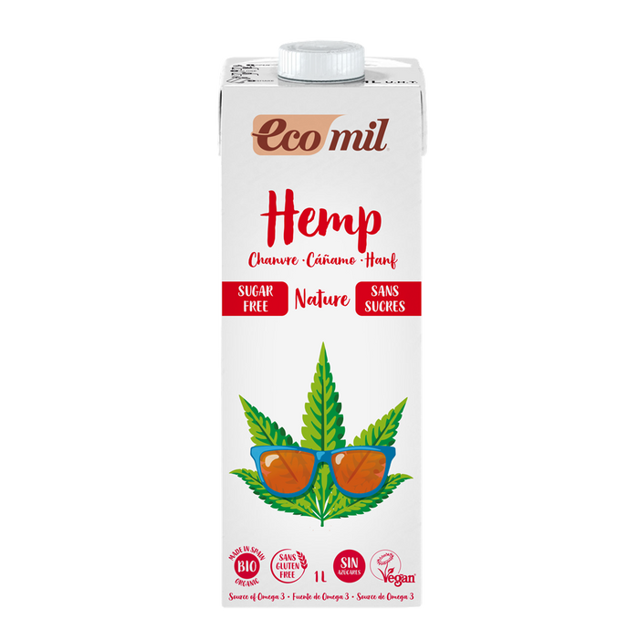 Organic Hemp Drink Sugar Free 1L