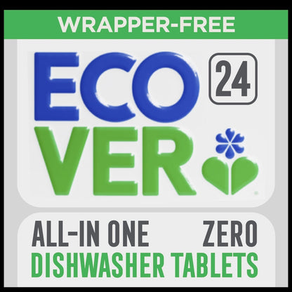 Ecover Zero AiO dishwasher tablets
Zero fragrance
Zero Colour