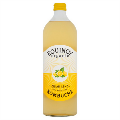 Equinox Organic Sicilian Lemon Kombucha 750ml