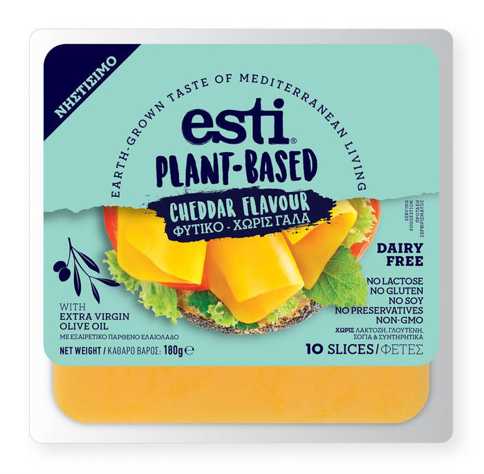 Esti Plant Based Cheddar Flavour Slices 180g