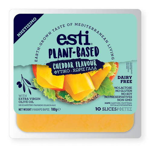 Esti Plant Based Cheddar Flavour Slices 180g