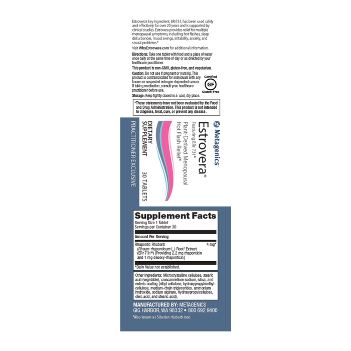 Estrovera Tabs Ortho Molecular