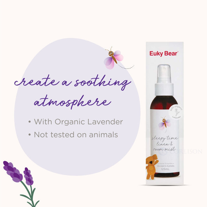 Euky Bear Sleepy Time Linen & Room Spray 125ml