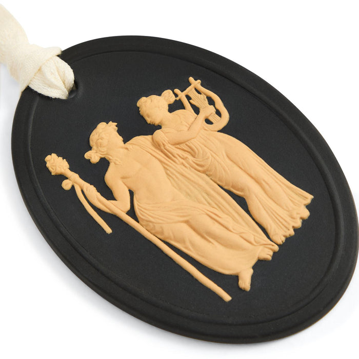 Festive Ardent Jasper Ornament Black & Cane