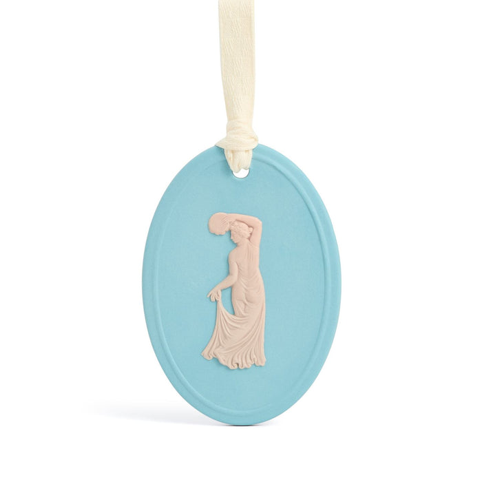 Festive Joy Jasper Ornament Turquoise & Pink