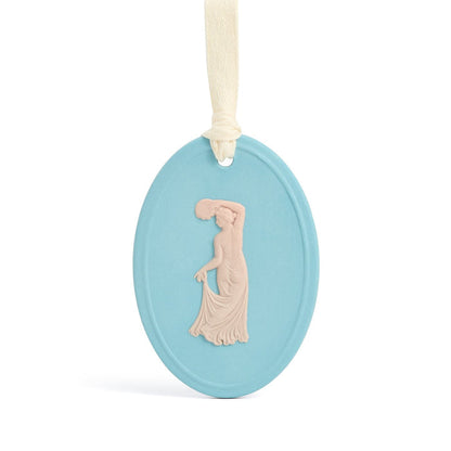 Festive Joy Jasper Ornament Turquoise & Pink