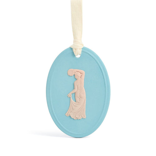 Festive Joy Jasper Ornament Turquoise & Pink
