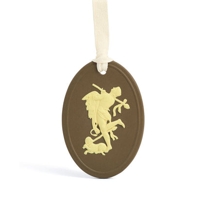 Festive Vigour Jasper Ornament Marsh Green & Canary