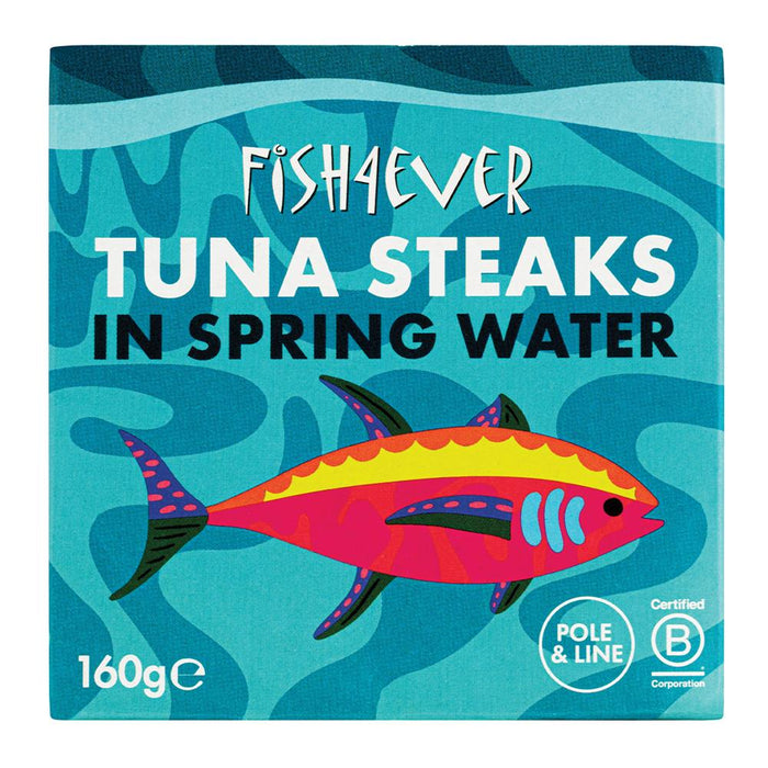 Skipjack Tuna Steaks in Spring Water 160g