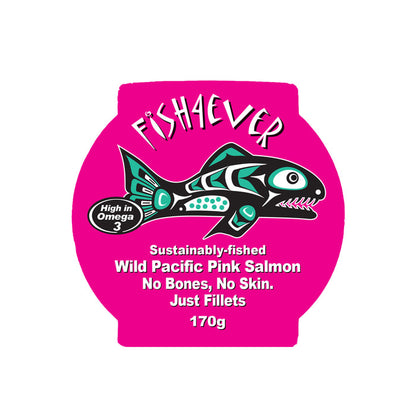 Wild Pacific filleted Pink Salmon 170g