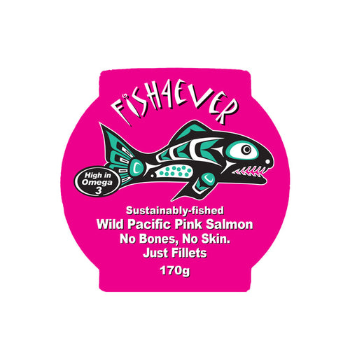 Wild Pacific filleted Pink Salmon 170g