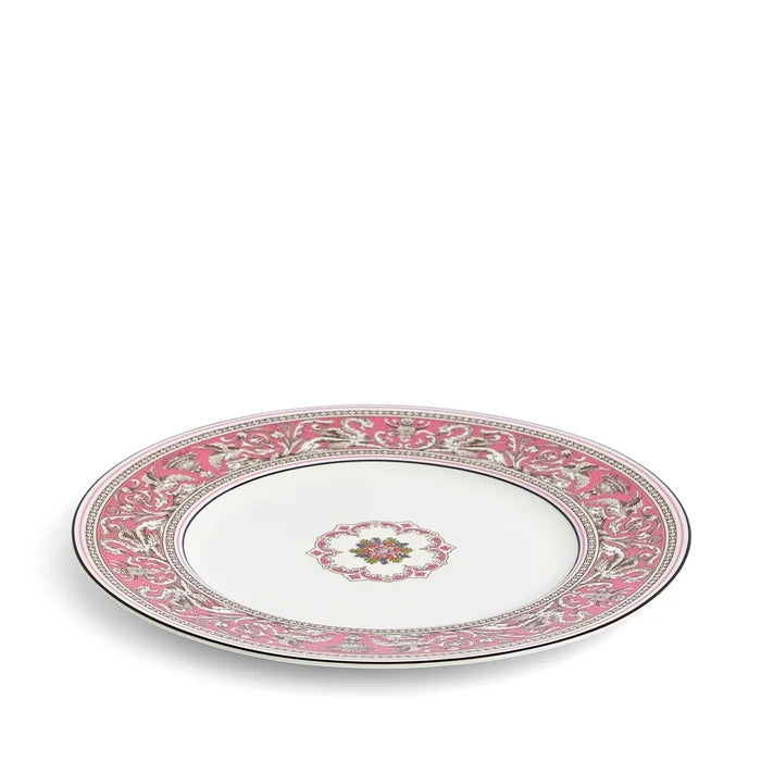 Florentine Fuchsia Dinner Plate