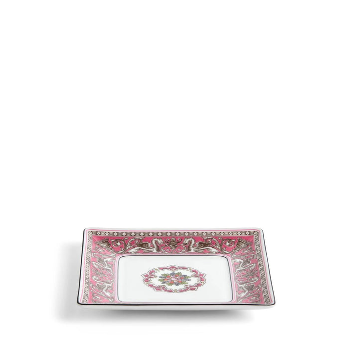 Florentine Fuchsia Square Tray