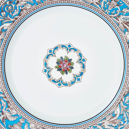 Florentine Turquoise Dinner Plate