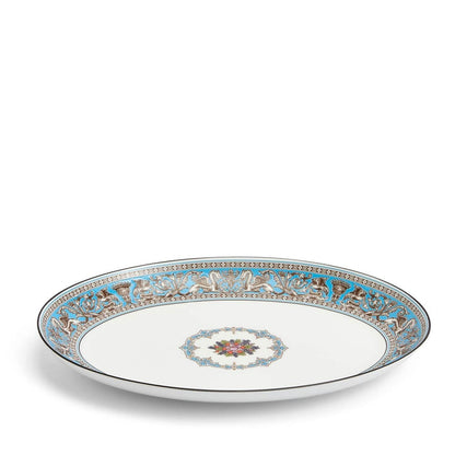 Florentine Turquoise Large Oval Dish