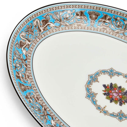 Florentine Turquoise Large Oval Dish