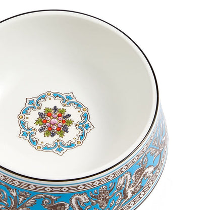 Florentine Turquoise Pet Bowl Large