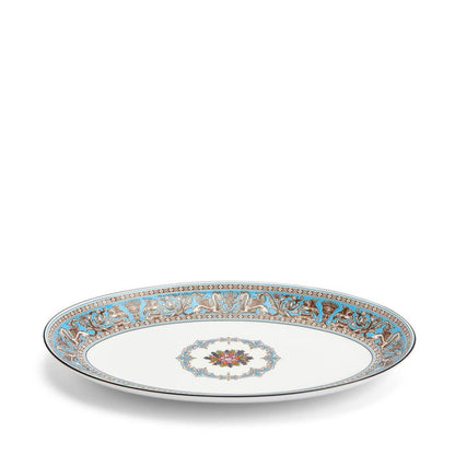 Florentine Turquoise Smal Oval Dish