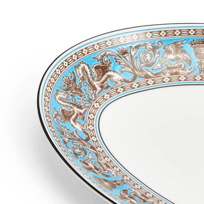 Florentine Turquoise Smal Oval Dish