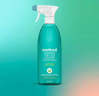 foaming bathroom cleaner 828ml - eucalyptus mint