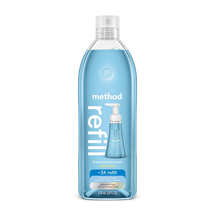 foaming hand wash refill 828ml - sea minerals