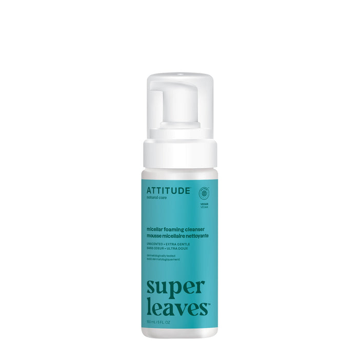ATTITUDE Super Leaves Micellar Foaming Cleanser unscented 14060_en?_main? 150 mL