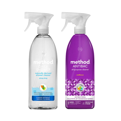 free gift: daily shower spray + antibac all purpose spray
