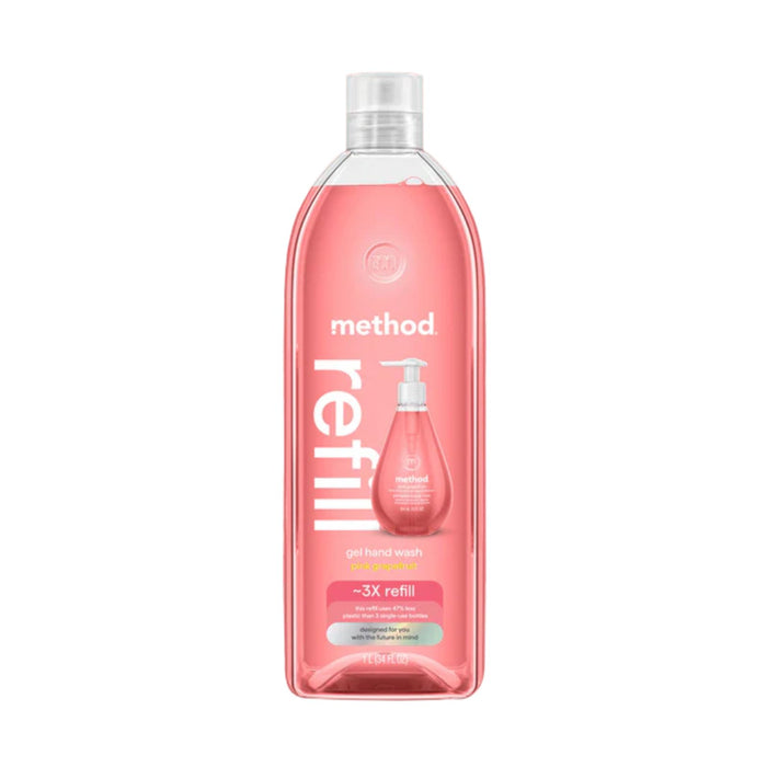 gel hand wash refill 1L - pink grapefruit