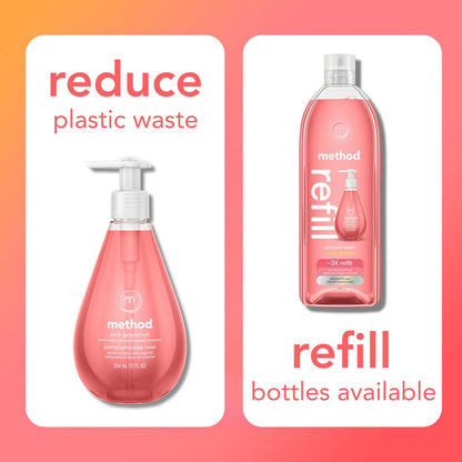 gel hand wash refill 1L - pink grapefruit