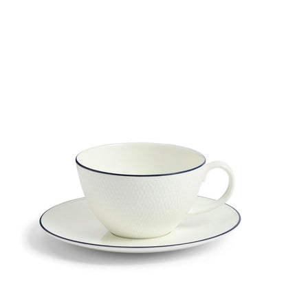 Gio Blue Teacup & Saucer