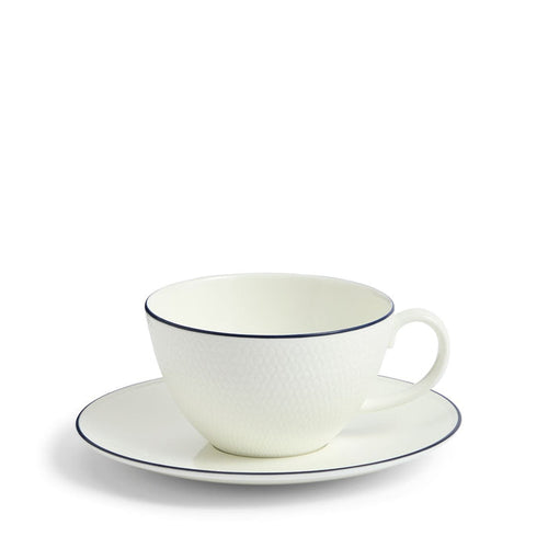 Gio Blue Teacup & Saucer
