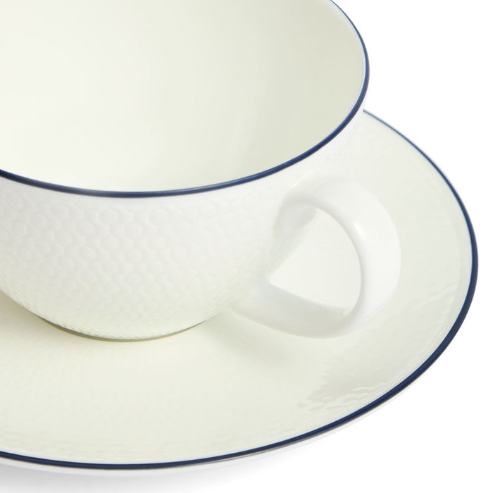 Gio Blue Teacup & Saucer