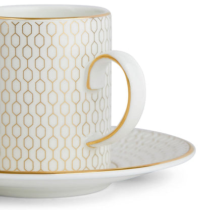 Gio Gold Coffee Cup & Saucer