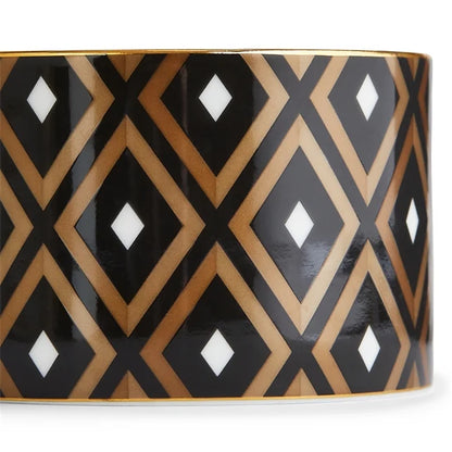 Gio Gold Geometric Teacup and Saucer