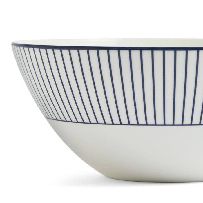Gio Pinstripe Cereal Bowl White