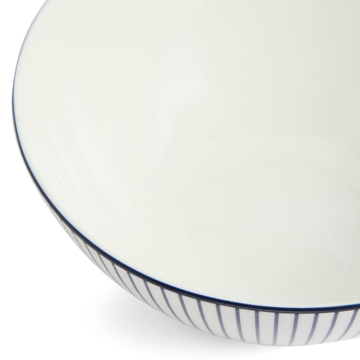 Gio Pinstripe Cereal Bowl White