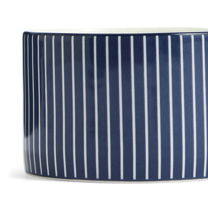 Gio Pinstripe Teacup & Saucer Blue