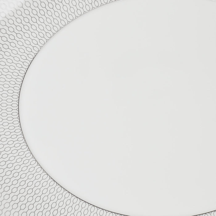 Gio Platinum Oval Platter