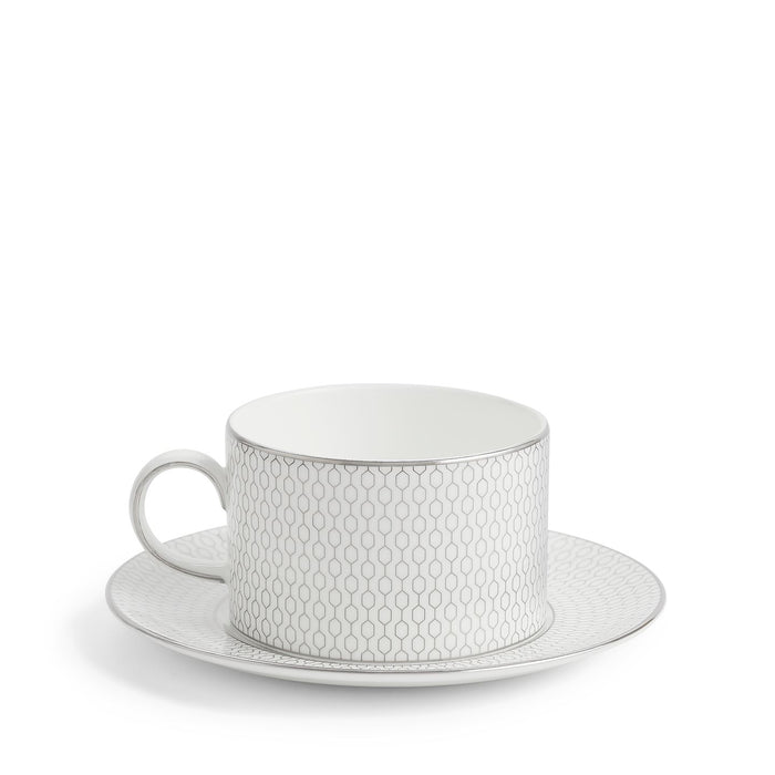 Gio Platinum Teacup & Saucer