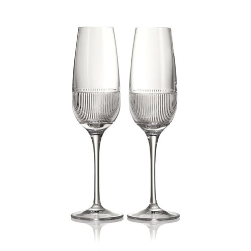 Helia Flute Glass Pair