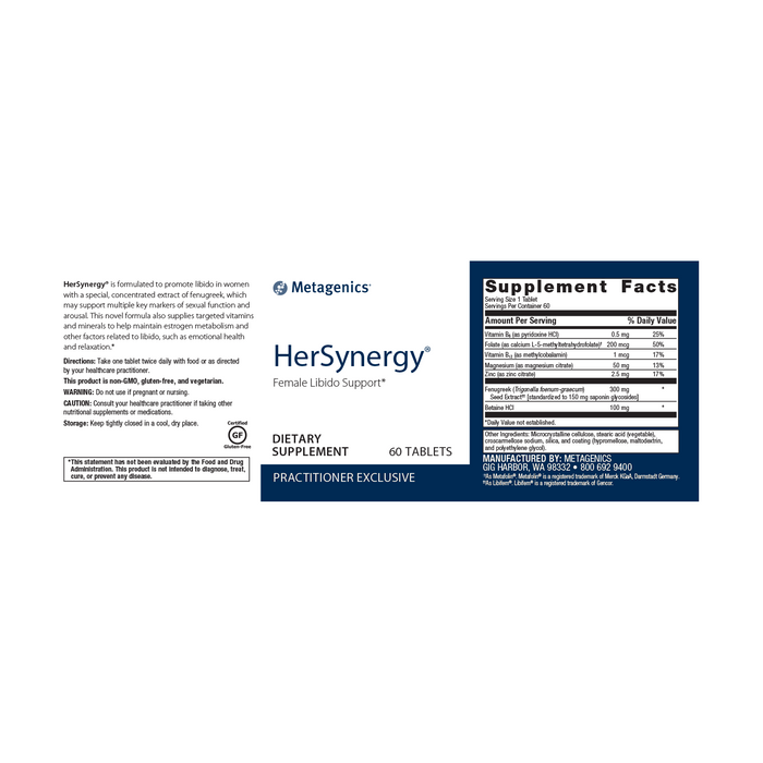 HerSynergy 60ct Ortho Molecular